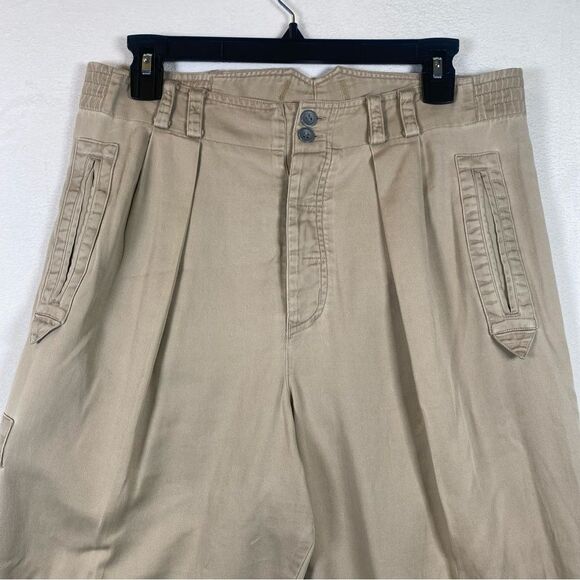 Vintage Chaus Sport High Waisted Pleated Front Tapered Leg Pants Size 8 - Picture 6 of 13